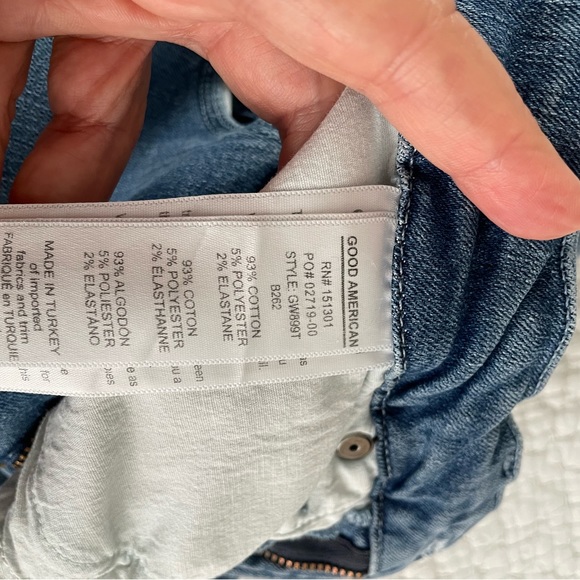 Good American Women's Skinny Jeans - Blue - Picture 4 of 7